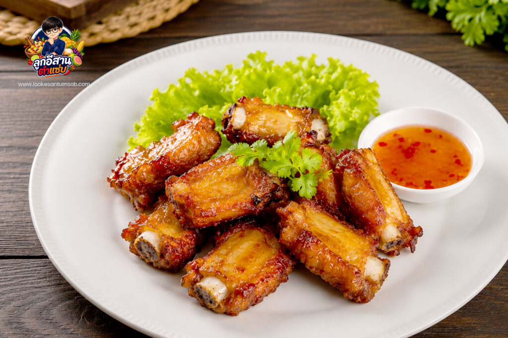 ซี่โครงหมูทอด